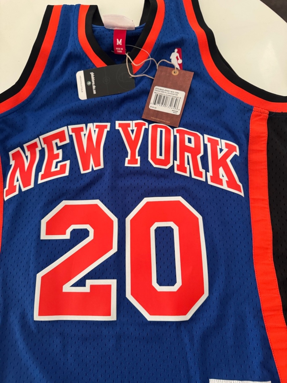 Mitchell & Ness Allan Houston Swingman #20 HWC Jersey size M (NWT) - Picture 3 of 6